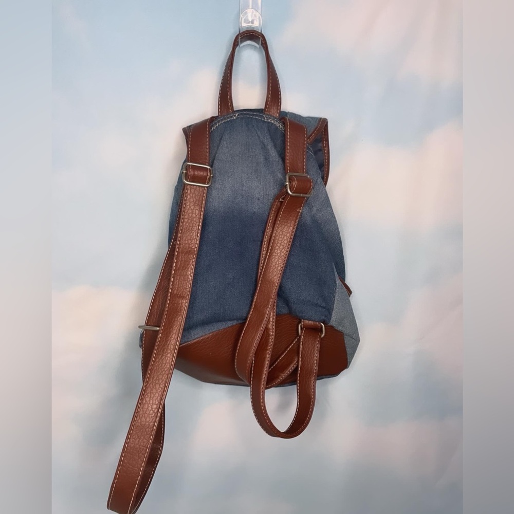 Denim patchwork backpack - Picture 5 of 5